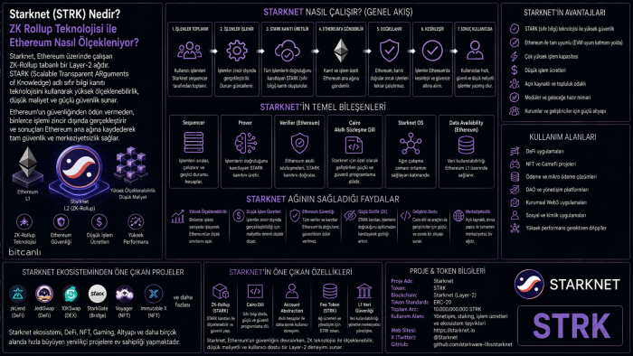 Starknet (STRK) Nedir? ZK Rollup Teknolojisi ile Ethereum Nasıl Ölçekleniyor?